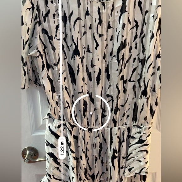 Vintage 80s graphic print dress - Picture 5 of 5